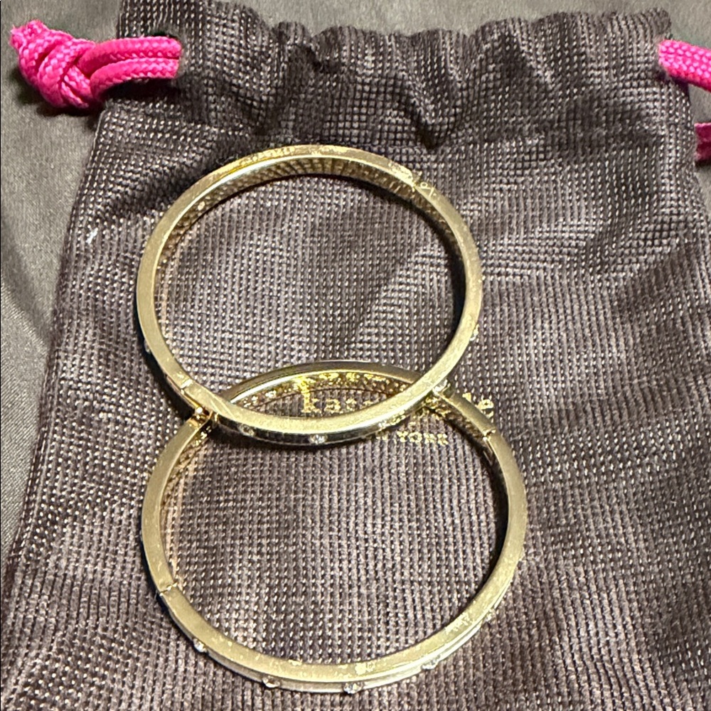 Kate Spade Gold and Black/Cream and gold Crystal Bracelets - Picture 3 of 6